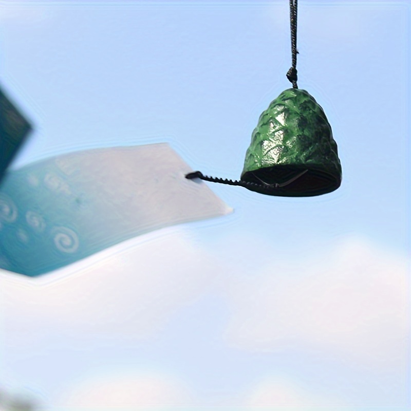 Iwate Cast Iron Wind Chime, Pine Cone Design, Vintage Japanese Scenic Hanging Souvenir, Outdoor Decorative Temple Bell, No Battery Needed
Iwate Cast Iron Wind Chime, Pine Cone Design, Vintage Japanese Scenic Hanging Souvenir, Outdoor Decorative Temple Bell, No Battery Needed