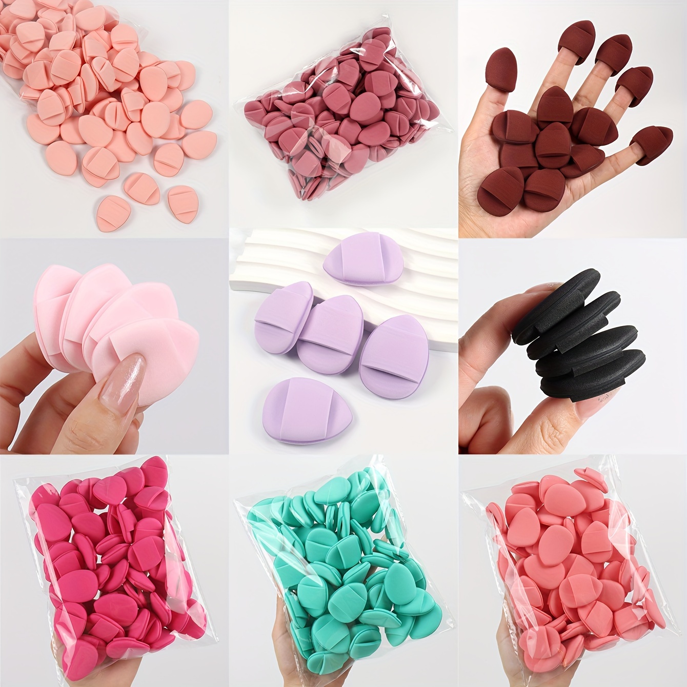 100pcs Puff, -free Blending Sponges For Liquid Foundation, Concealer Application, Suitable For Types
100pcs Puff, -free Blending Sponges For Liquid Foundation, Concealer Application, Suitable For Types