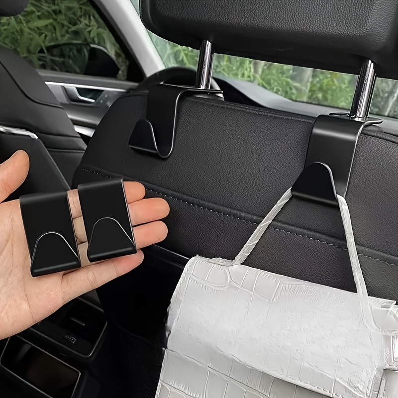 2-pack L-shaped Car Seat Back Organizers Hooks - Pp Material, Polished Surface, Multi-functional Hidden Storage For Vehicle Interior Accessory
2-pack L-shaped Car Seat Back Organizers Hooks - Pp Material, Polished Surface, Multi-functional Hidden Storage For Vehicle Interior Accessory