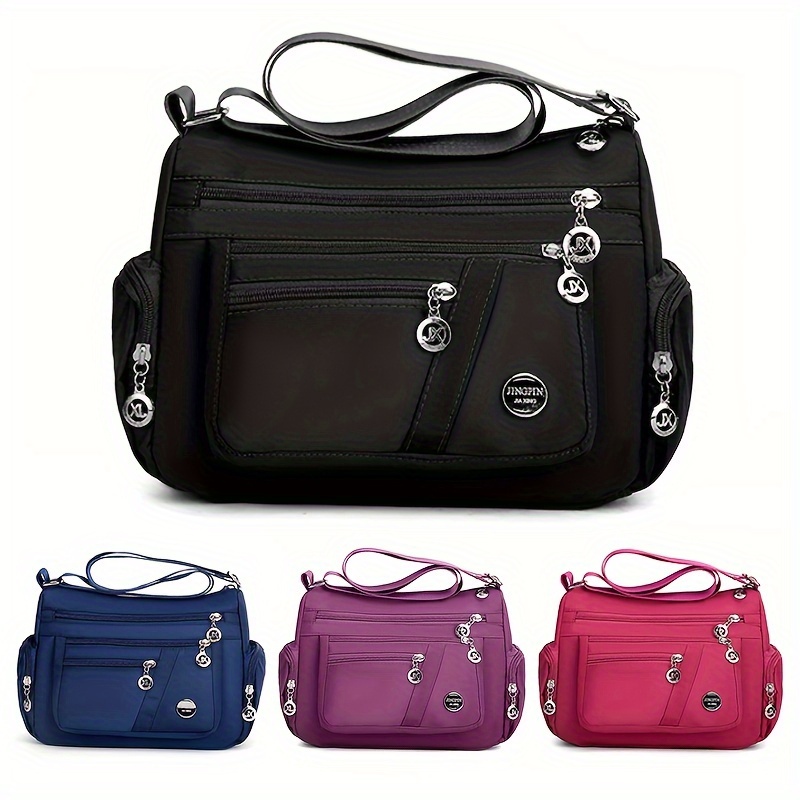 Large Capacity Canvas Shoulder Bag For Men Women, Trendy Zipper Solid Color Satchel Bag With Side Pockets
Large Capacity Canvas Shoulder Bag For Men Women, Trendy Zipper Solid Color Satchel Bag With Side Pockets