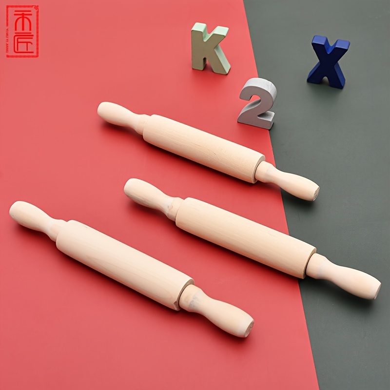 3pcs Mini Wood Rolling Pin, Non-stick Dough Roller, Small Wooden Rollers For Art And Crafting, Baking, Cookie Dough, Cooking, Clay
3pcs Mini Wood Rolling Pin, Non-stick Dough Roller, Small Wooden Rollers For Art And Crafting, Baking, Cookie Dough, Cooking, Clay