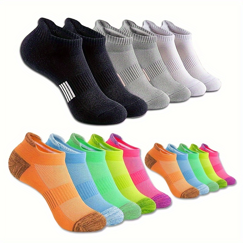 5 Pairs Of Men's Ankle Sport Socks, Sweat-absorbing Comfy Breathable Socks For Men's Basketball Training, Running Outdoor Activities
5 Pairs Of Men's Ankle Sport Socks, Sweat-absorbing Comfy Breathable Socks For Men's Basketball Training, Running Outdoor Activities