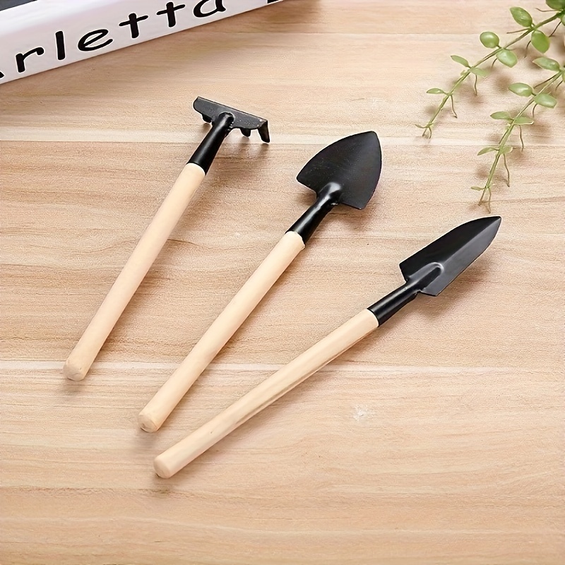 3-piece Gardening Tool Set - Wooden Handle, Metal Shovel & Rake For Planting Seeds, Succulents & Potted Plants A Touch Of Nature In Every Pot And Planter
3-piece Gardening Tool Set - Wooden Handle, Metal Shovel & Rake For Planting Seeds, Succulents & Potted Plants A Touch Of Nature In Every Pot And Planter