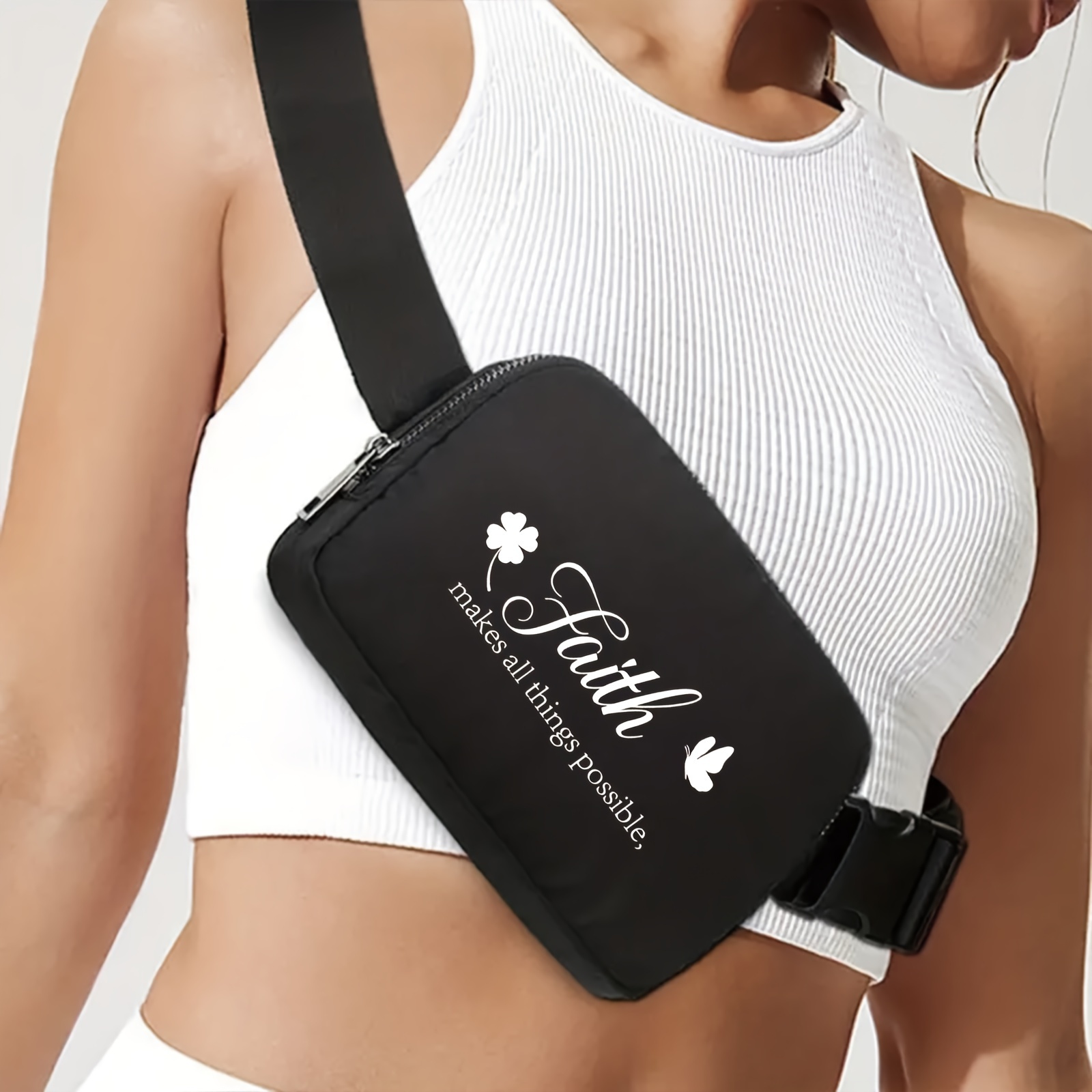 Chic Black Nylon Crossbody Bag With Adjustable Strap - Waterproof, Lightweight, For Outdoor Sports & Use
Chic Black Nylon Crossbody Bag With Adjustable Strap - Waterproof, Lightweight, For Outdoor Sports & Use