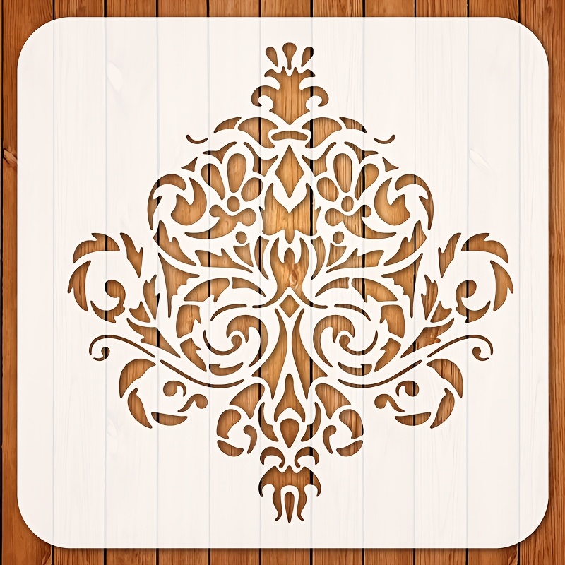 1pc Grand pochoir réutilisable de 12x12 pouces, motif jacquard tactile créatif, motif floral géométrique, matériau en polyéthylène téréphtalate, blanc crème pour la peinture Décoration murale au sol
1pc Grand pochoir réutilisable de 12x12 pouces, motif jacquard tactile créatif, motif floral géométrique, matériau en polyéthylène téréphtalate, blanc crème pour la peinture Décoration murale au sol