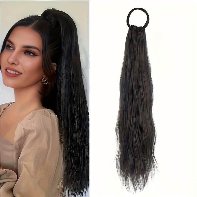 1 Piece Ponytail With Elastic Hair Cord Long Straight Ponytail Synthetic Hair Extension Elegant For Everyday Use
1 Piece Ponytail With Elastic Hair Cord Long Straight Ponytail Synthetic Hair Extension Elegant For Everyday Use