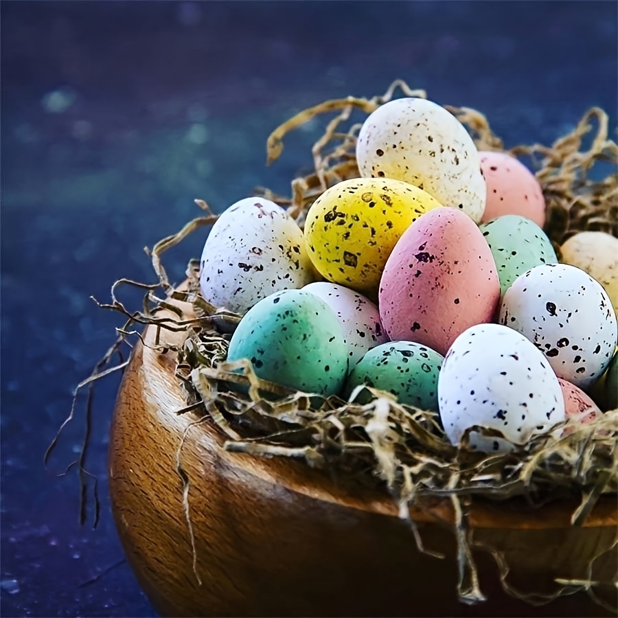 30pcs Easter Foam Eggs, Realistic Bird , Diy Craft Supplies, Non-electric, Featherless For Holiday Decorations
30pcs Easter Foam Eggs, Realistic Bird , Diy Craft Supplies, Non-electric, Featherless For Holiday Decorations