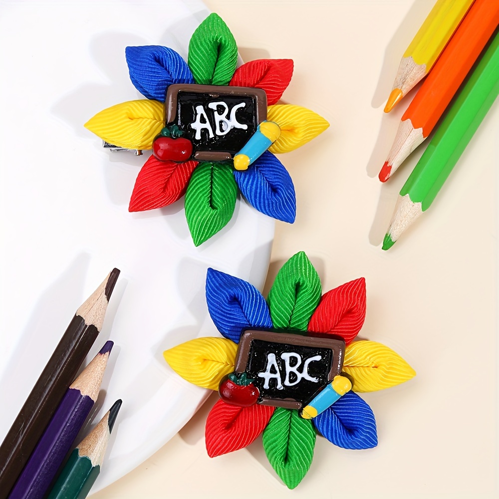 2pcs Colored To School Flower Hair Clips, Suitable For Party Styling, Perfect Gifts For Girls
2pcs Colored To School Flower Hair Clips, Suitable For Party Styling, Perfect Gifts For Girls