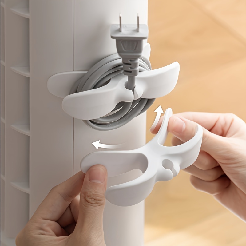 Cable Management Clips Set - 6/8/12 Piece | Durable Synthetic Rubber Cord Holders For Desk & Office Organization | Ideal For Computer, Printer, Display, And Coffee Machine Wires
Cable Management Clips Set - 6/8/12 Piece | Durable Synthetic Rubber Cord Holders For Desk & Office Organization | Ideal For Computer, Printer, Display, And Coffee Machine Wires