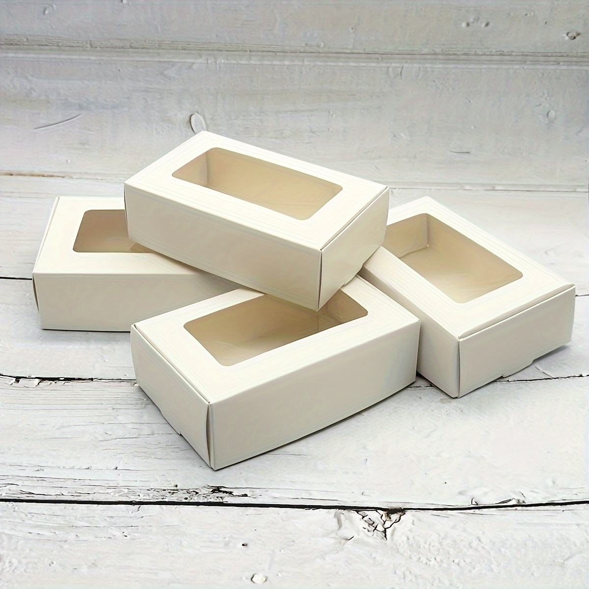 10-pack White Foldable Gift Boxes With Window - Perfect For Christmas, Weddings, Birthdays & More | Durable Paper Construction | Versatile Holiday & Party Supplies
10-pack White Foldable Gift Boxes With Window - Perfect For Christmas, Weddings, Birthdays & More | Durable Paper Construction | Versatile Holiday & Party Supplies