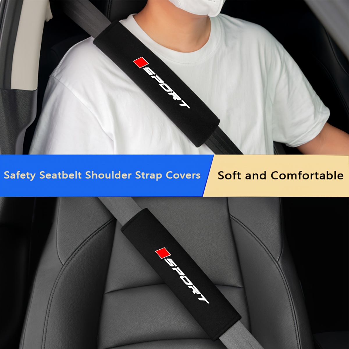 Lot de 2 housses de ceinture de sécurité en peluche pour protéger les épaules lors de l'utilisation de la ceinture de sécurité dans les voitures Toyota, Honda, Mazda, Mitsubishi, Jeep et MG.
Lot de 2 housses de ceinture de sécurité en peluche pour protéger les épaules lors de l'utilisation de la ceinture de sécurité dans les voitures Toyota, Honda, Mazda, Mitsubishi, Jeep et MG.