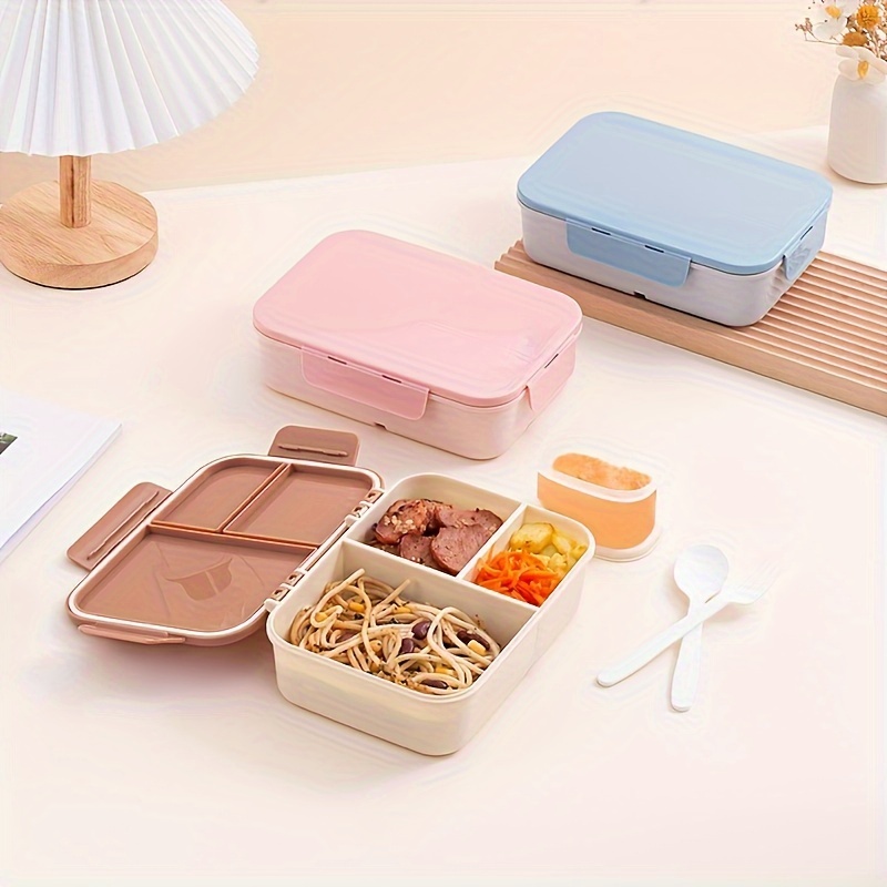 Lid-flip High-quality Plastic Compartment Lunch Box For Students And Office Workers, Sealed Travel Meal Box, Portable Bento Box With Large Capacity, Food Storage Container, Microwave Safe
Lid-flip High-quality Plastic Compartment Lunch Box For Students And Office Workers, Sealed Travel Meal Box, Portable Bento Box With Large Capacity, Food Storage Container, Microwave Safe