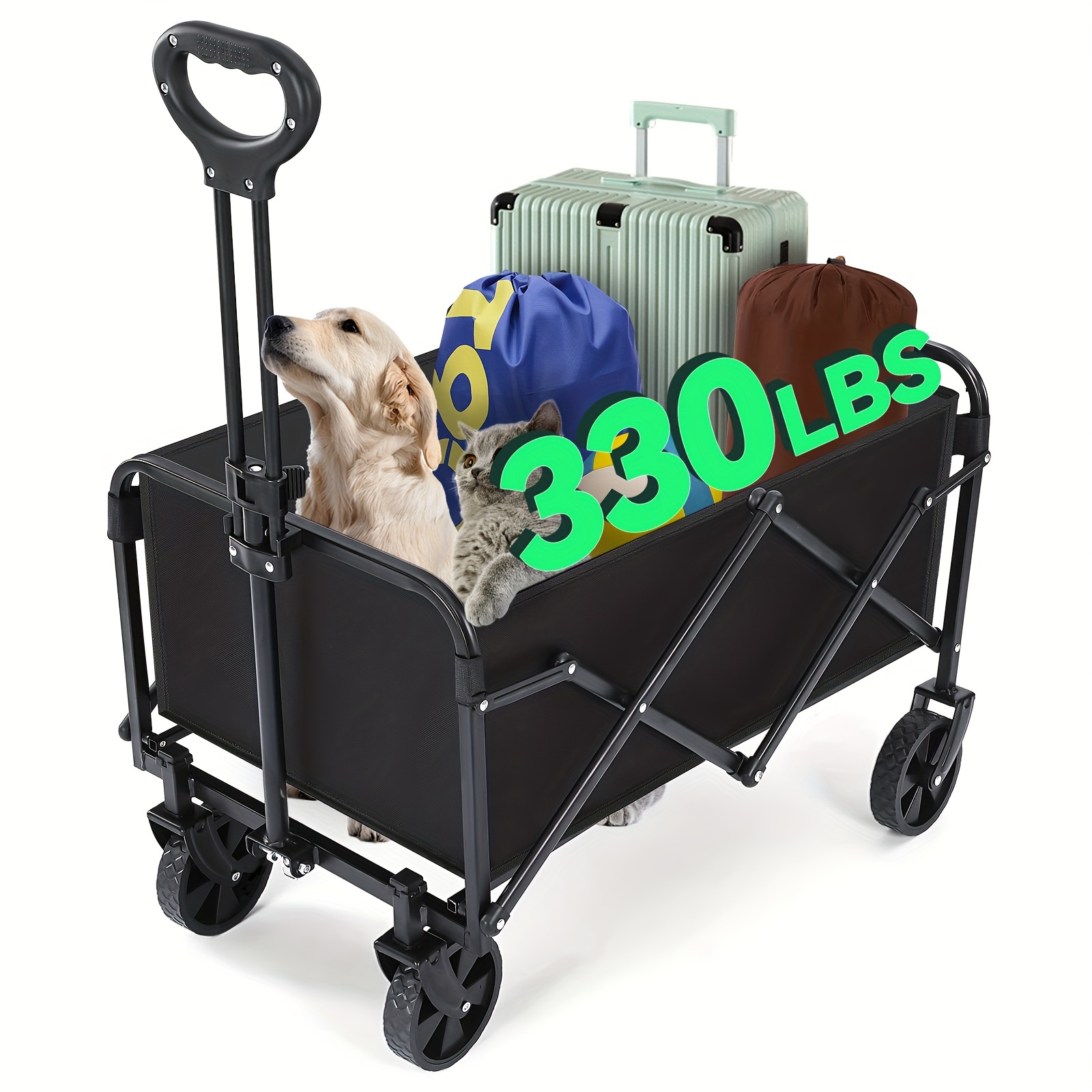 220/280/330/450/550 Foldable Handcart, Heavy-duty Multifunctional Garden Handcart, Christmas Gifts, With Wheels, Suitable For , Lawns, Sports, Camping, 1 Piece
220/280/330/450/550 Foldable Handcart, Heavy-duty Multifunctional Garden Handcart, Christmas Gifts, With Wheels, Suitable For , Lawns, Sports, Camping, 1 Piece