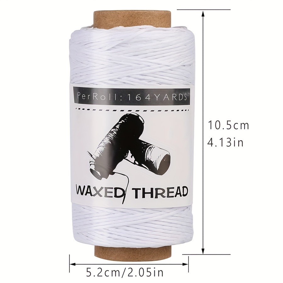 Waxed Thread For Leather Craft - 164 Yards 150m Leather Sewing Waxed Thread For Hand Stitching, Bookbinding, Diy Leathercraft Projects - Options
Waxed Thread For Leather Craft - 164 Yards 150m Leather Sewing Waxed Thread For Hand Stitching, Bookbinding, Diy Leathercraft Projects - Options