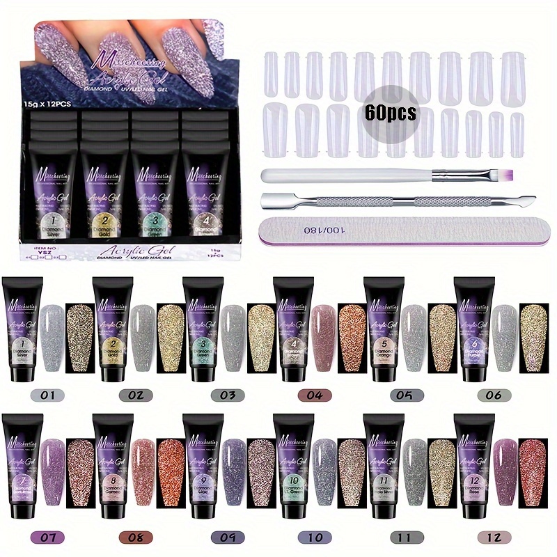 Poly Nail Gel Kit, 12 Colors Poly Extension Gel Nail Kit With Manicure Tools Nail Kit Gifts For Women
Poly Nail Gel Kit, 12 Colors Poly Extension Gel Nail Kit With Manicure Tools Nail Kit Gifts For Women