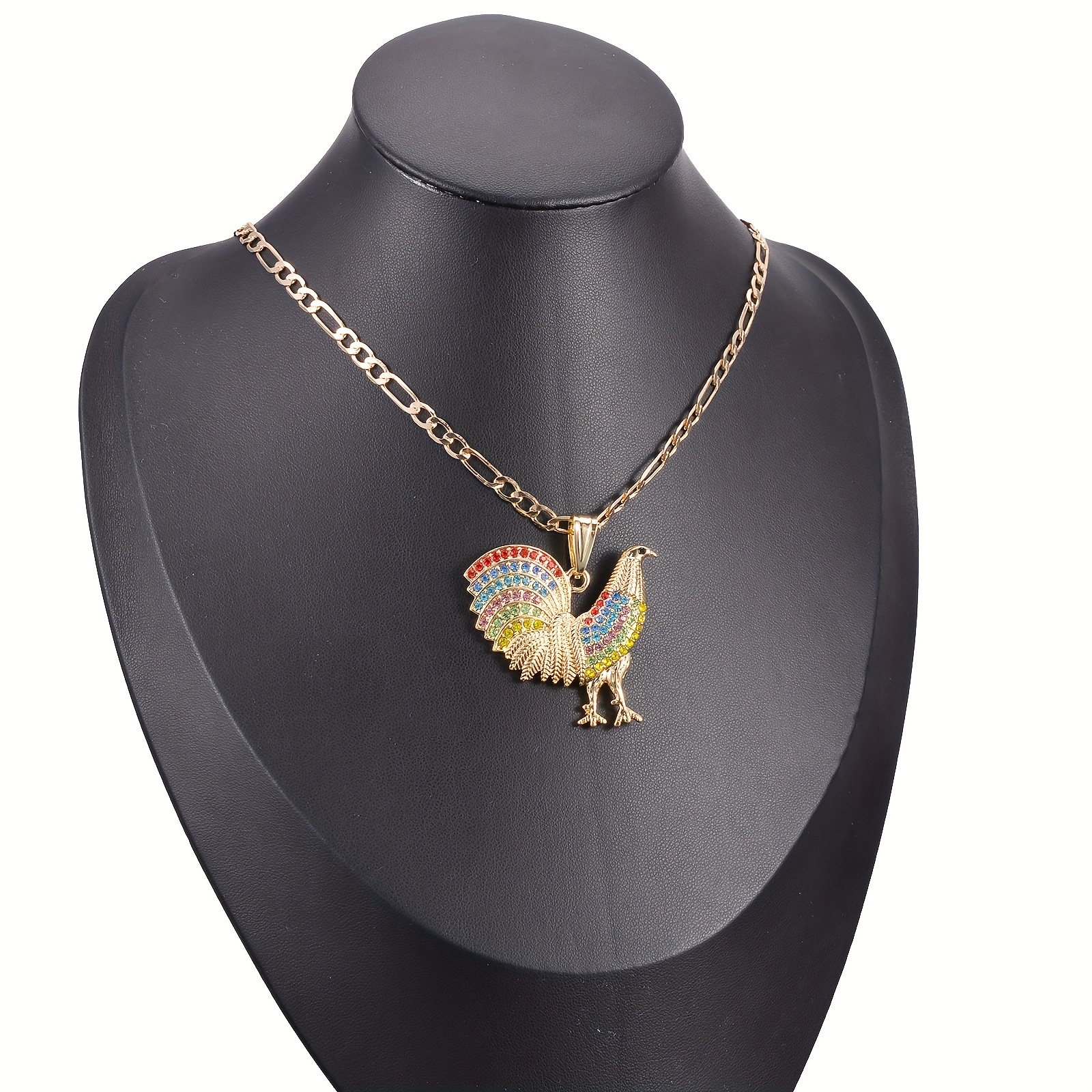 Fashion Rooster Pendant Necklace With Rhinestone Accents - Copper Alloy, Perfect Holiday Gift For Men & Women
Fashion Rooster Pendant Necklace With Rhinestone Accents - Copper Alloy, Perfect Holiday Gift For Men & Women
