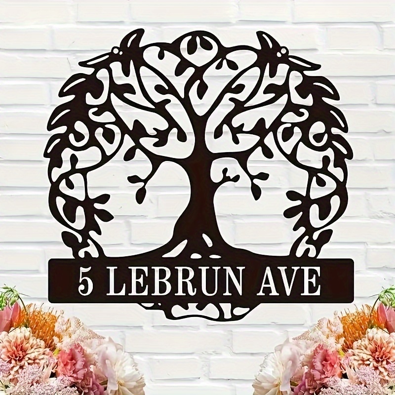 Customizable Tree Of Life Metal Wall Art - Personalized Family Name Plaque, Unique Irregular Shape Home Decor, Ideal For Christmas And Wedding Gifts
Customizable Tree Of Life Metal Wall Art - Personalized Family Name Plaque, Unique Irregular Shape Home Decor, Ideal For Christmas And Wedding Gifts
