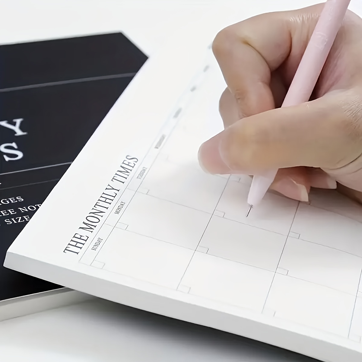 1pc Self-adhesive Monthly Planner - Reusable Easy Peel Off Sticky Notes - Week & Month Planning - School And Office Supplies - Aesthetic Day Organizer - Stationery Gift Idea
1pc Self-adhesive Monthly Planner - Reusable Easy Peel Off Sticky Notes - Week & Month Planning - School And Office Supplies - Aesthetic Day Organizer - Stationery Gift Idea