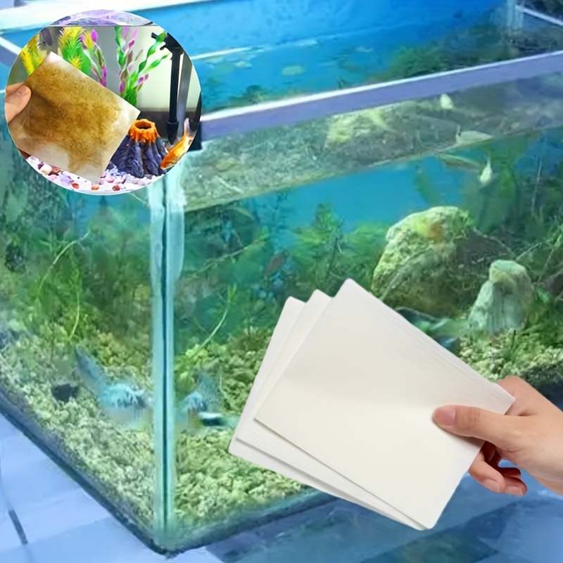 Aquarium Color Correction Sheets - Removes Yellow & Green Stains, Filtration Cloth For Water, Fish Waste Cleaner
Aquarium Color Correction Sheets - Removes Yellow & Green Stains, Filtration Cloth For Water, Fish Waste Cleaner