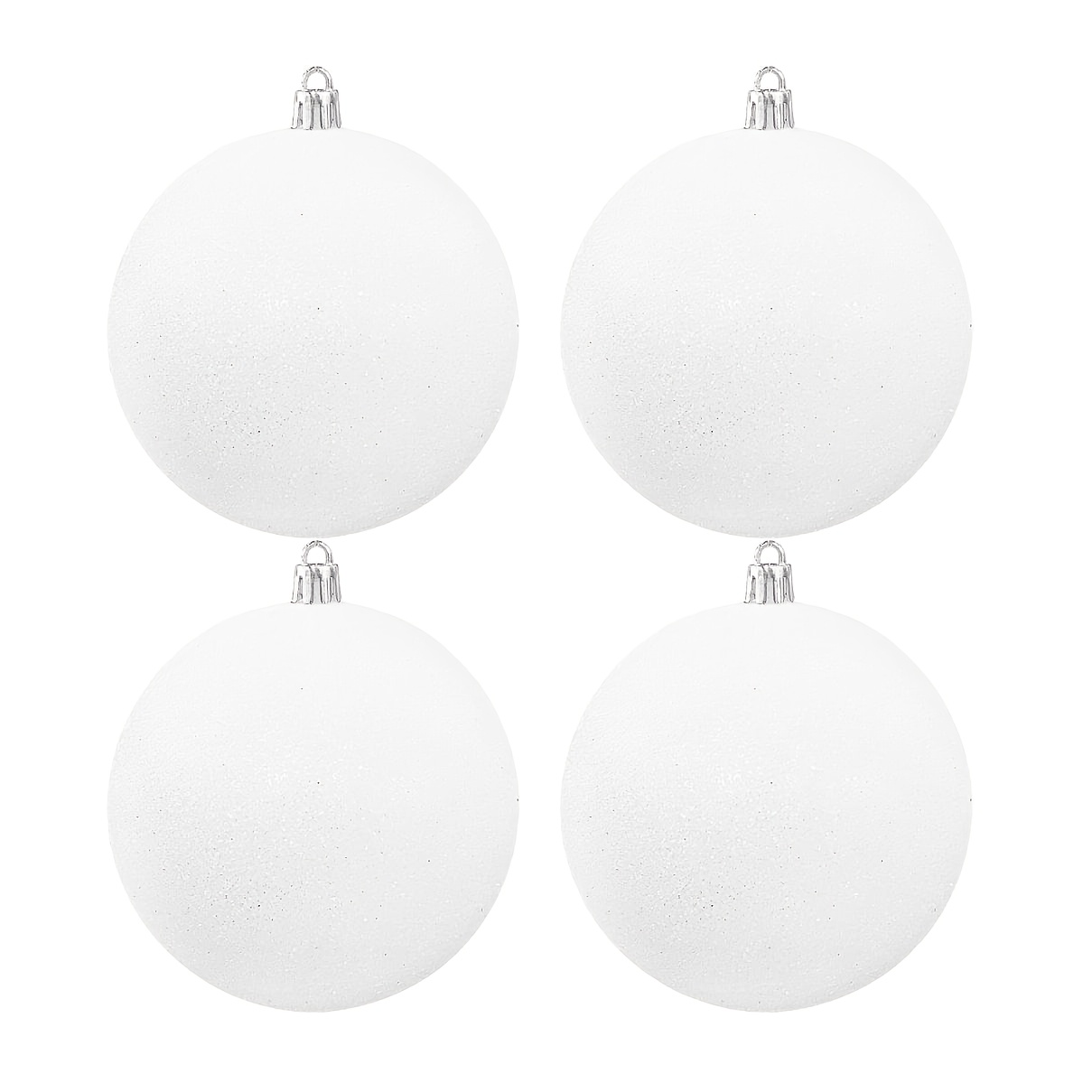 4pcs Christmas Ornaments, 4" Glitter - Tree Decoration, Weddings & Valentine's Day
4pcs Christmas Ornaments, 4" Glitter - Tree Decoration, Weddings & Valentine's Day