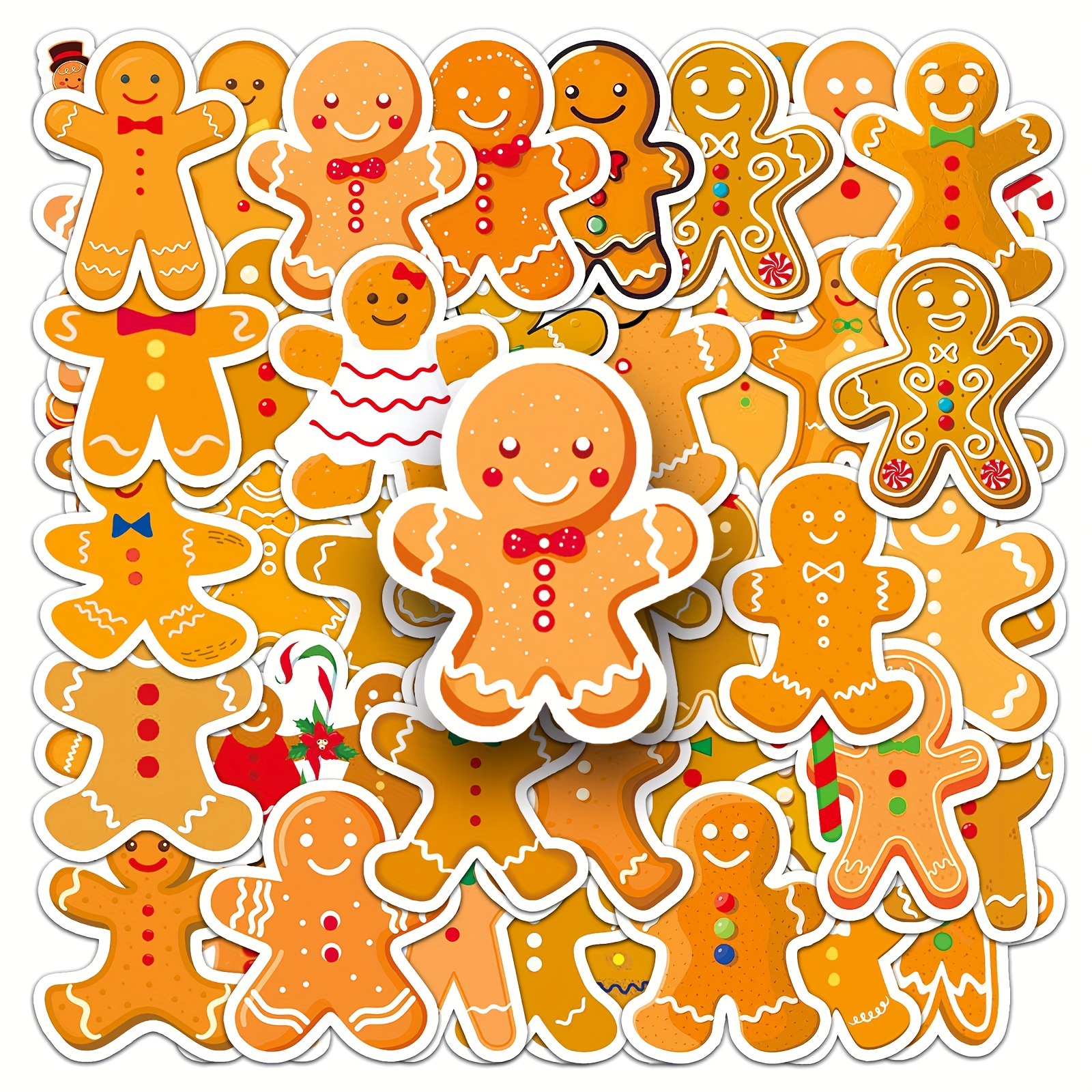 50pcs Gingerbread Man Personality Cartoon Holiday Christmas Waterproof Decoration Water Cup Glass Cup Luggage Mobile Phone Case Sticker
50pcs Gingerbread Man Personality Cartoon Holiday Christmas Waterproof Decoration Water Cup Glass Cup Luggage Mobile Phone Case Sticker