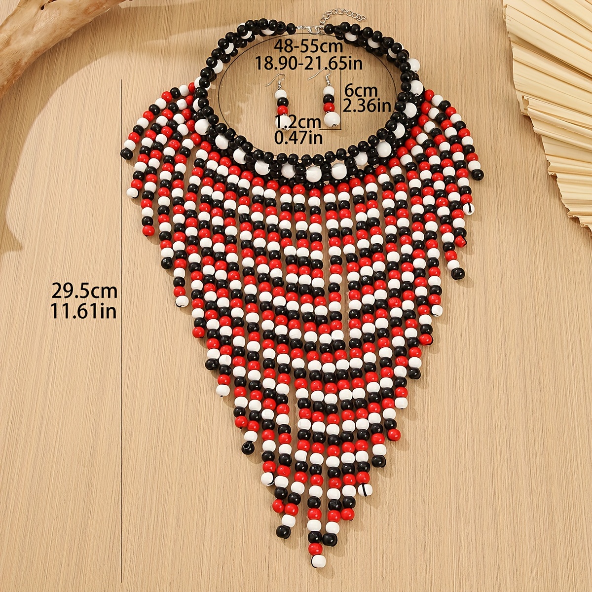 dangle earrings + necklace arab fashion jewelry suit-temu japan