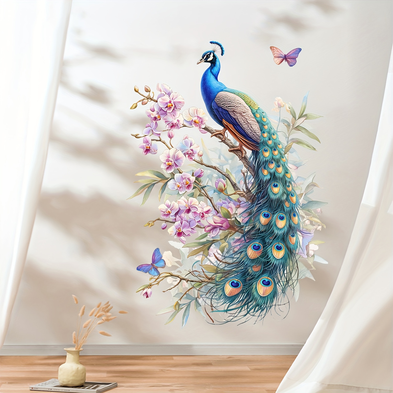 2pcs Elegant & Purple Floral Wall Decals - Matte , Self-adhesive Pvc Stickers For Living Room, Bedroom, And Entryway Decor
2pcs Elegant & Purple Floral Wall Decals - Matte , Self-adhesive Pvc Stickers For Living Room, Bedroom, And Entryway Decor