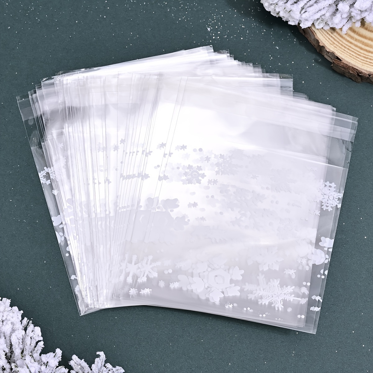 50pcs Christmas Transparent Gift Bags For Jewelry, Earrings & Necklaces - Holiday Parties & Presents
50pcs Christmas Transparent Gift Bags For Jewelry, Earrings & Necklaces - Holiday Parties & Presents
