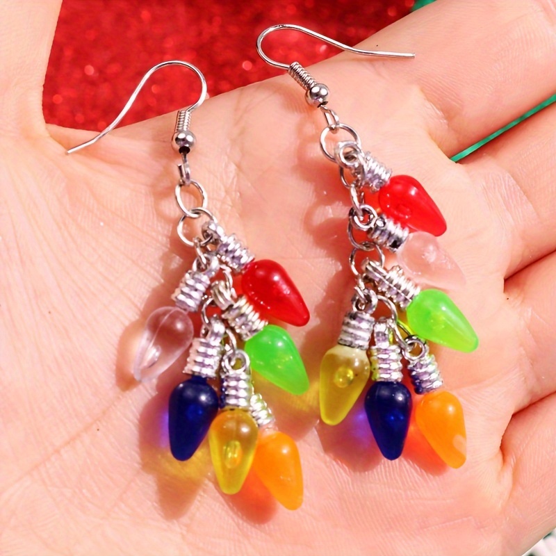 1 Pair Fashionable, Unique, Funny & Christmas Light Earrings For Women, Holiday Party Jewelry
1 Pair Fashionable, Unique, Funny & Christmas Light Earrings For Women, Holiday Party Jewelry
