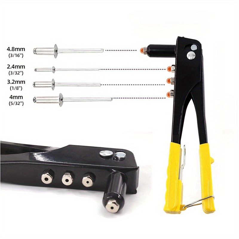 handheld Power" Effortless Manual Nail Gun Kit With Staples & Pliers - 2.4-4.8mm Rivet Capacity, Carbon Steel
handheld Power" Effortless Manual Nail Gun Kit With Staples & Pliers - 2.4-4.8mm Rivet Capacity, Carbon Steel