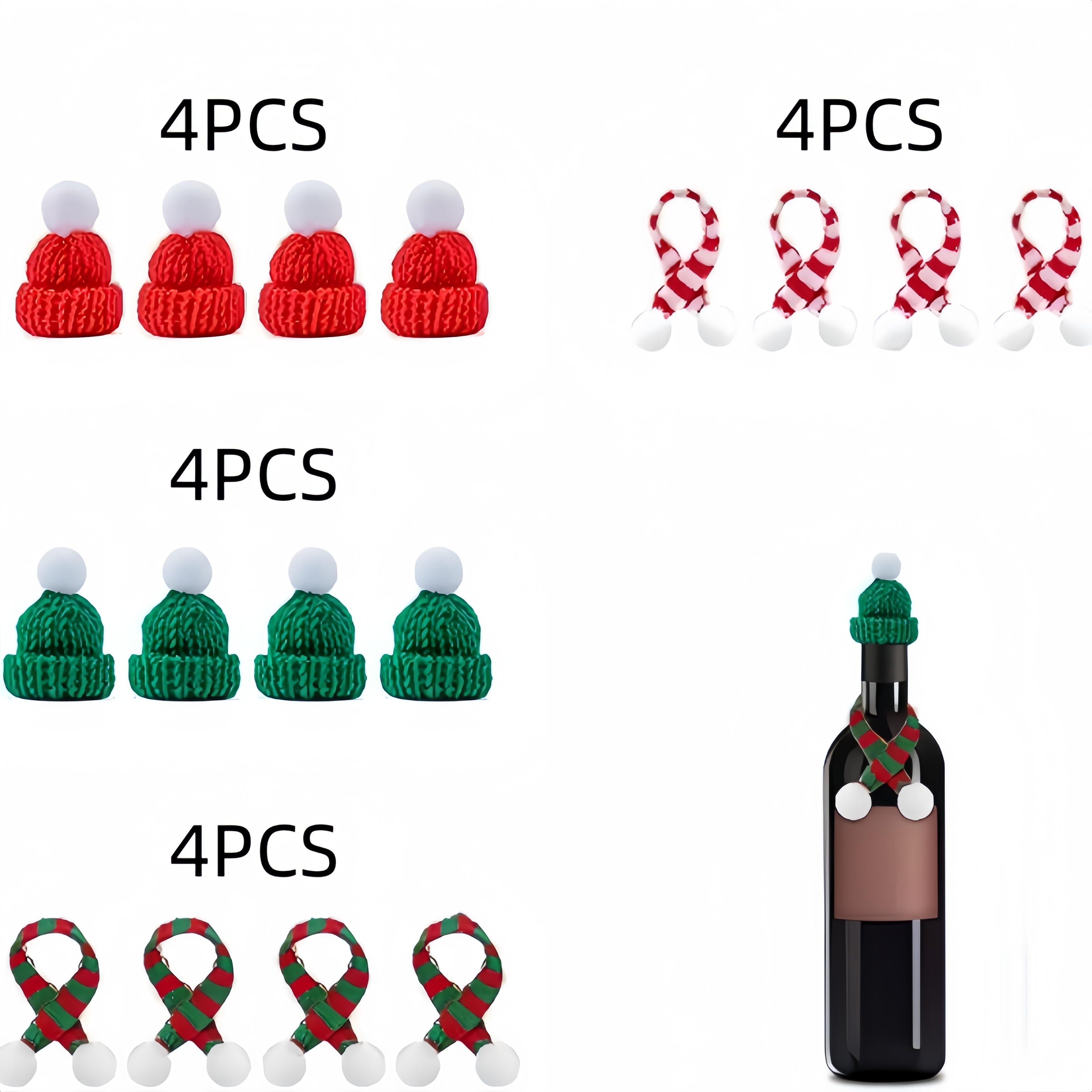 16- Knitted Hat And Set, Red And Polyester Christmas Ornaments For Diy Crafts, Decorations, And Snowman Accessories
16- Knitted Hat And Set, Red And Polyester Christmas Ornaments For Diy Crafts, Decorations, And Snowman Accessories