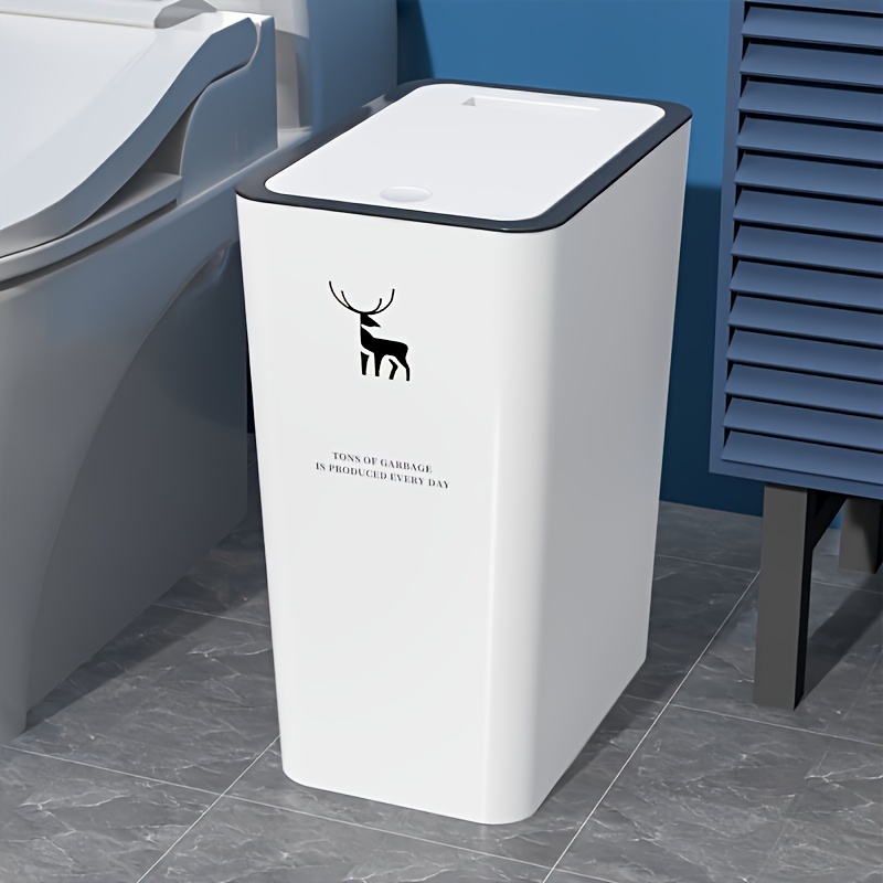 Odor-sealing Trash Can With Hidden Bag Design - , Plastic, - Ideal For Kitchen, Bathroom, Bedroom, Living Room, And Outdoor Use
Odor-sealing Trash Can With Hidden Bag Design - , Plastic, - Ideal For Kitchen, Bathroom, Bedroom, Living Room, And Outdoor Use