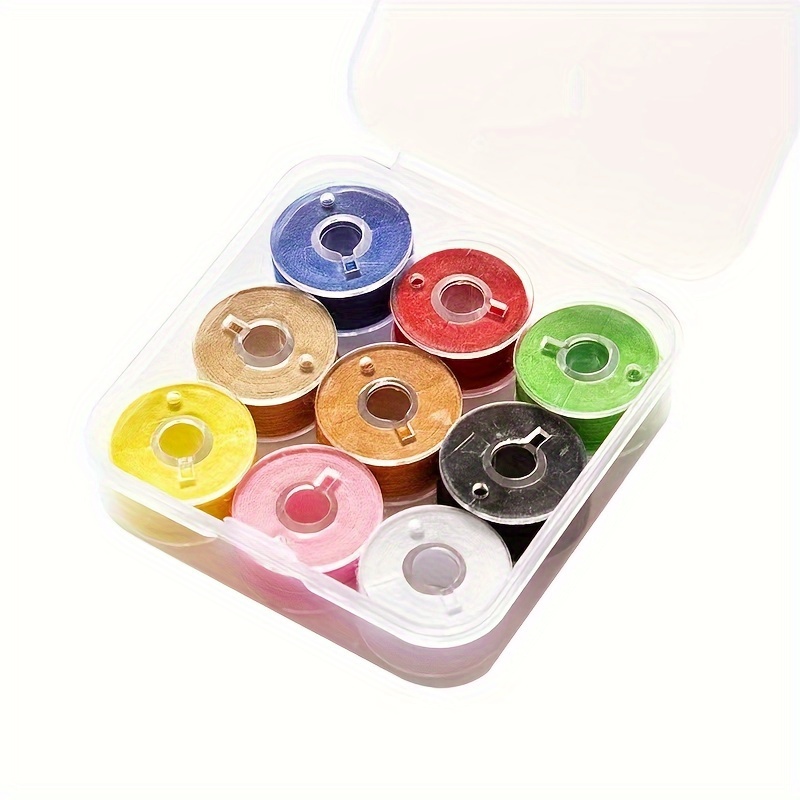 Lot de 9 Bobines de Fil en Polyester avec Boîte de Rangement - Adapté pour Machines à Coudre et à Broder, Bobines Réutilisables
Lot de 9 Bobines de Fil en Polyester avec Boîte de Rangement - Adapté pour Machines à Coudre et à Broder, Bobines Réutilisables