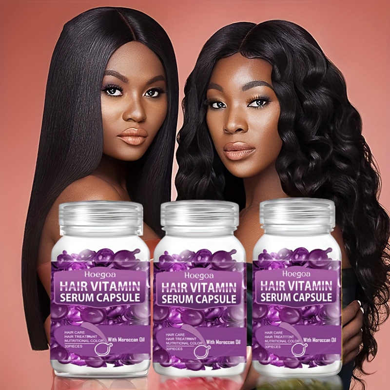 30pcs/ Box Hair Vitamin Serum Capsule, Moroccan Oil, Intensive Hair Care Serum For Dryness, Breakage, Dandruff, Portable Essential Oil Care For All Hair Types
30pcs/ Box Hair Vitamin Serum Capsule, Moroccan Oil, Intensive Hair Care Serum For Dryness, Breakage, Dandruff, Portable Essential Oil Care For All Hair Types