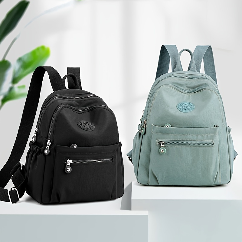 Simple Nylon Backpack For Women, Fashionable Lightweight Daypack, Small Casual Book Backpack
Simple Nylon Backpack For Women, Fashionable Lightweight Daypack, Small Casual Book Backpack