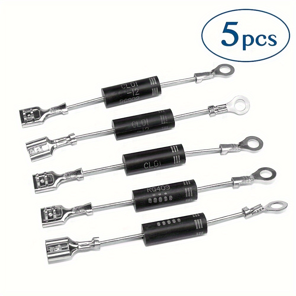 5pcs -12 Hvm12 Microwave - Silicone Material, Black, For Wb27x10930 De91-70063d Lg 6851w1a002e, Replaces T3512, 3512, Hvm12, 512h, Industrial Electrical Use, 36v And
5pcs -12 Hvm12 Microwave - Silicone Material, Black, For Wb27x10930 De91-70063d Lg 6851w1a002e, Replaces T3512, 3512, Hvm12, 512h, Industrial Electrical Use, 36v And