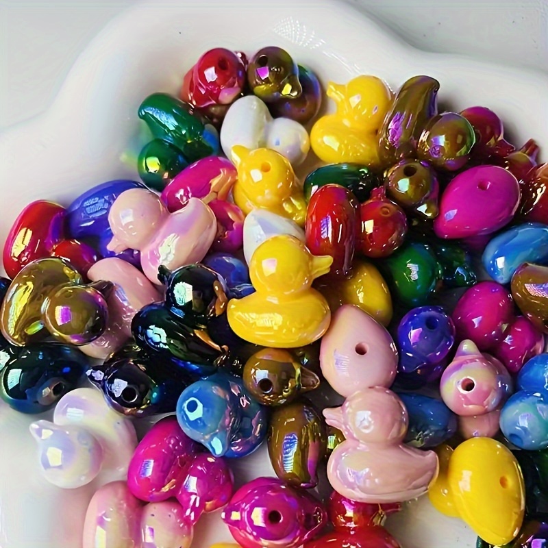 10pcs Colorful Duck-shaped Acrylic Beads - Versatile Charms For Diy Bracelets, Pen Decor & Crafts Charms For Jewelry Making Beads For Jewelry Making
10pcs Colorful Duck-shaped Acrylic Beads - Versatile Charms For Diy Bracelets, Pen Decor & Crafts Charms For Jewelry Making Beads For Jewelry Making