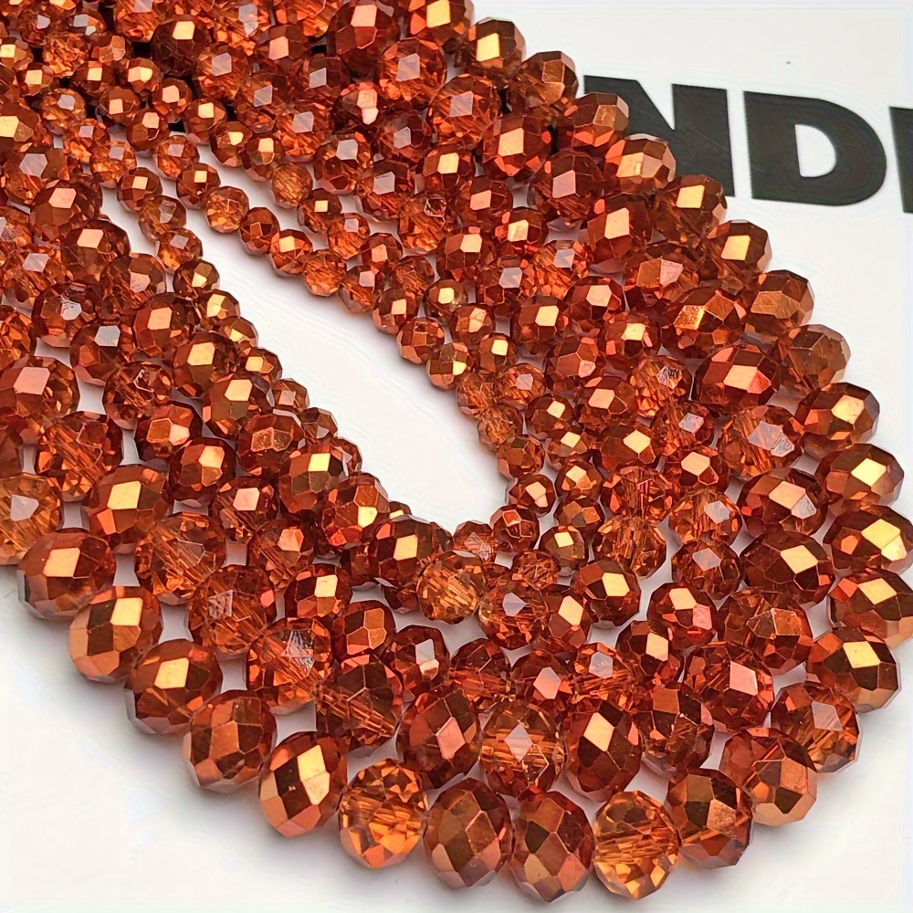 Perles de cristal artificielles Annebeads, perles espacrices multifacettes de haute qualité pour bijoux de bracelet, collier, boucles d'oreille DIY - Transparent orange-rouge
Perles de cristal artificielles Annebeads, perles espacrices multifacettes de haute qualité pour bijoux de bracelet, collier, boucles d'oreille DIY - Transparent orange-rouge
