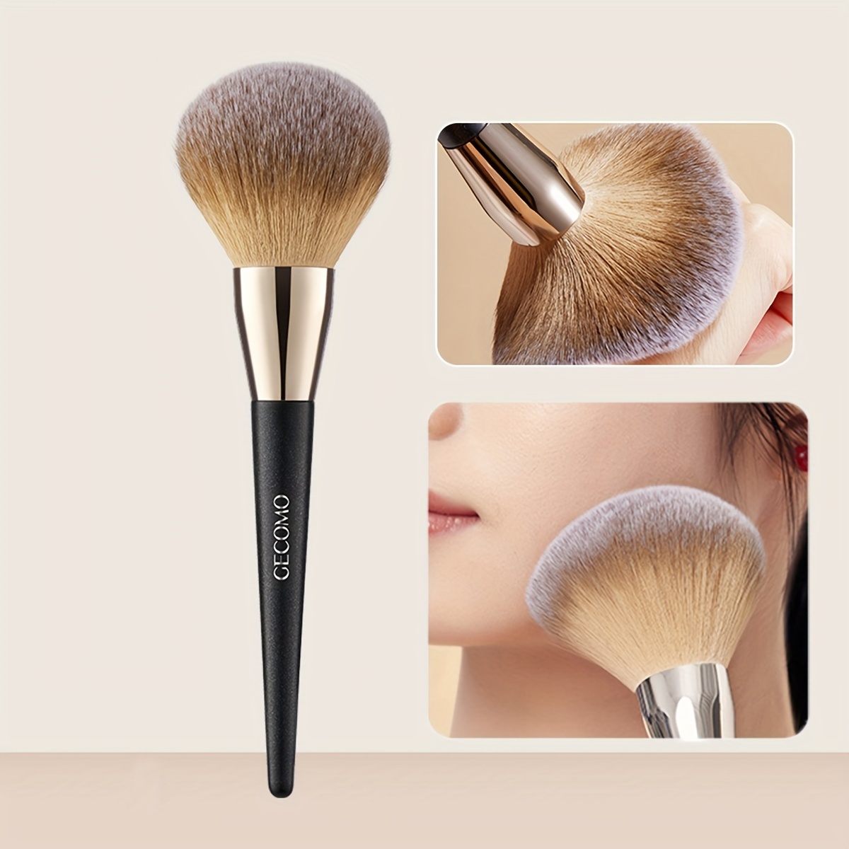 Kabuki Foundation Brush For All Skin Types - Soft Fluffy Palm Brush, Kolinsky Hair Bristles, Wood Handle, Professional Makeup Tool For Blush & Contour, Sulfate-free Unisex Beauty Accessory
Kabuki Foundation Brush For All Skin Types - Soft Fluffy Palm Brush, Kolinsky Hair Bristles, Wood Handle, Professional Makeup Tool For Blush & Contour, Sulfate-free Unisex Beauty Accessory
