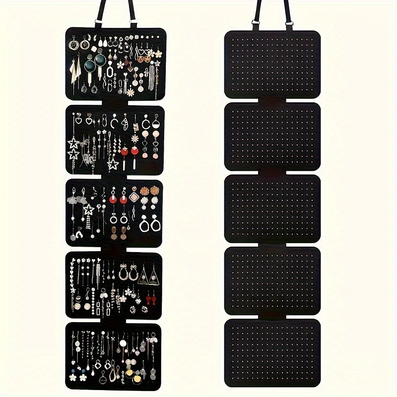 1 Jewelry Box, 5- Hanging Bag, Detachable Earring Pendant Display, Necklace Bracelet Holder, Multifunctional Pin Display Hanging
1 Jewelry Box, 5- Hanging Bag, Detachable Earring Pendant Display, Necklace Bracelet Holder, Multifunctional Pin Display Hanging