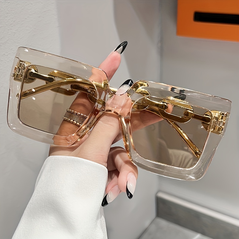 Oversized Square Fashion Glasses For Women Men Anti Glare Sun Shades Glasses For Driving Beach Travel
Oversized Square Fashion Glasses For Women Men Anti Glare Sun Shades Glasses For Driving Beach Travel