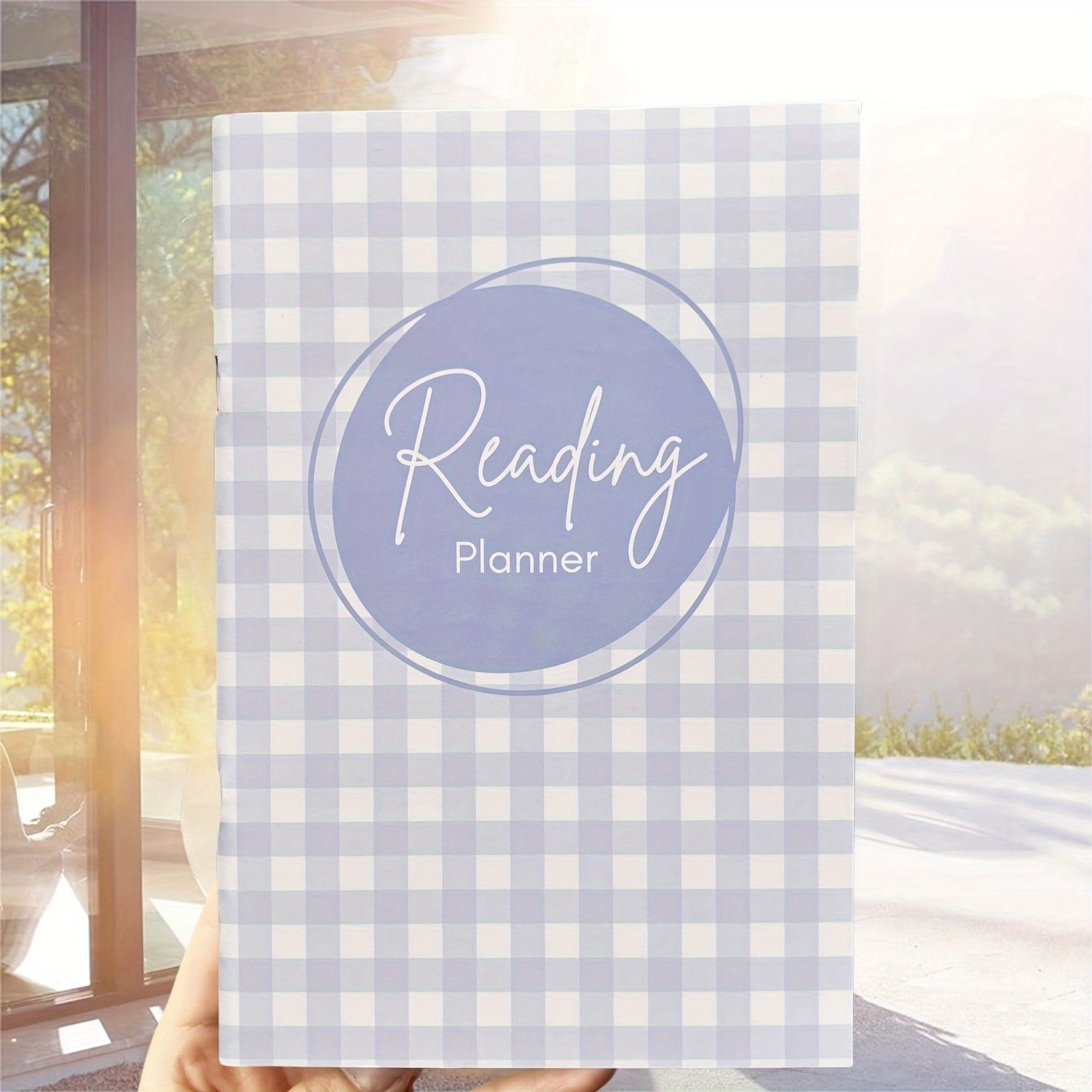 Premium Reading Planner Notebook - Checkered, Ideal For Adults To Track Progress & , High-quality Paper, English Text, Reading Accessories For Adults
Premium Reading Planner Notebook - Checkered, Ideal For Adults To Track Progress & , High-quality Paper, English Text, Reading Accessories For Adults