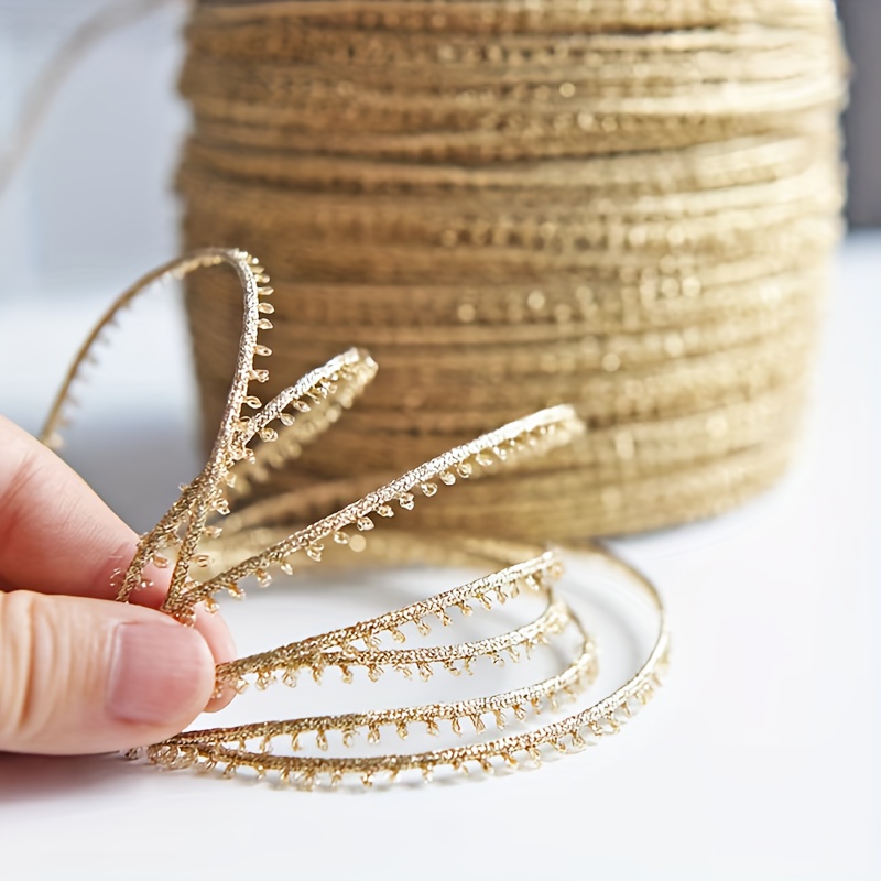1 Yard (91.44cm) Sparkly Ribbon, Sewing Craft Supplies, Decorative Lace For Diy Projects, Embellishments, Wedding Decor
1 Yard (91.44cm) Sparkly Ribbon, Sewing Craft Supplies, Decorative Lace For Diy Projects, Embellishments, Wedding Decor