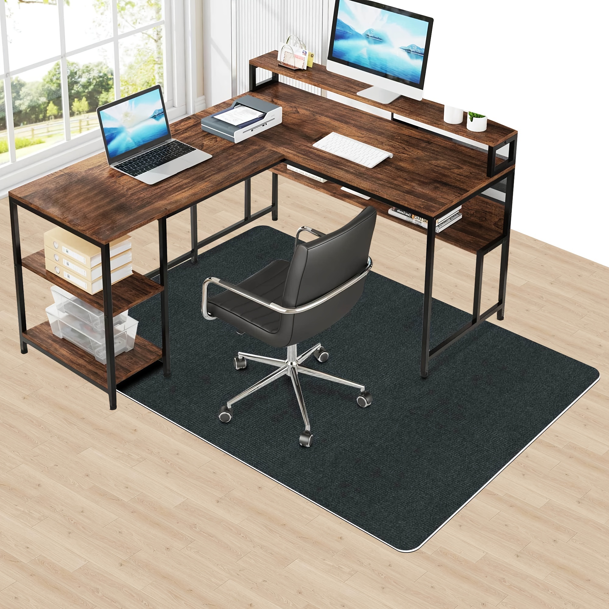 1pc Non-slip Office Chair Mat For Hardwood Floors, Anti-slip Desk Carpet Rug Gripper, Floor Protector, Preventing Scratches And Damage To Furniture And Floors, Studying Room Supplies, Home Decor
1pc Non-slip Office Chair Mat For Hardwood Floors, Anti-slip Desk Carpet Rug Gripper, Floor Protector, Preventing Scratches And Damage To Furniture And Floors, Studying Room Supplies, Home Decor