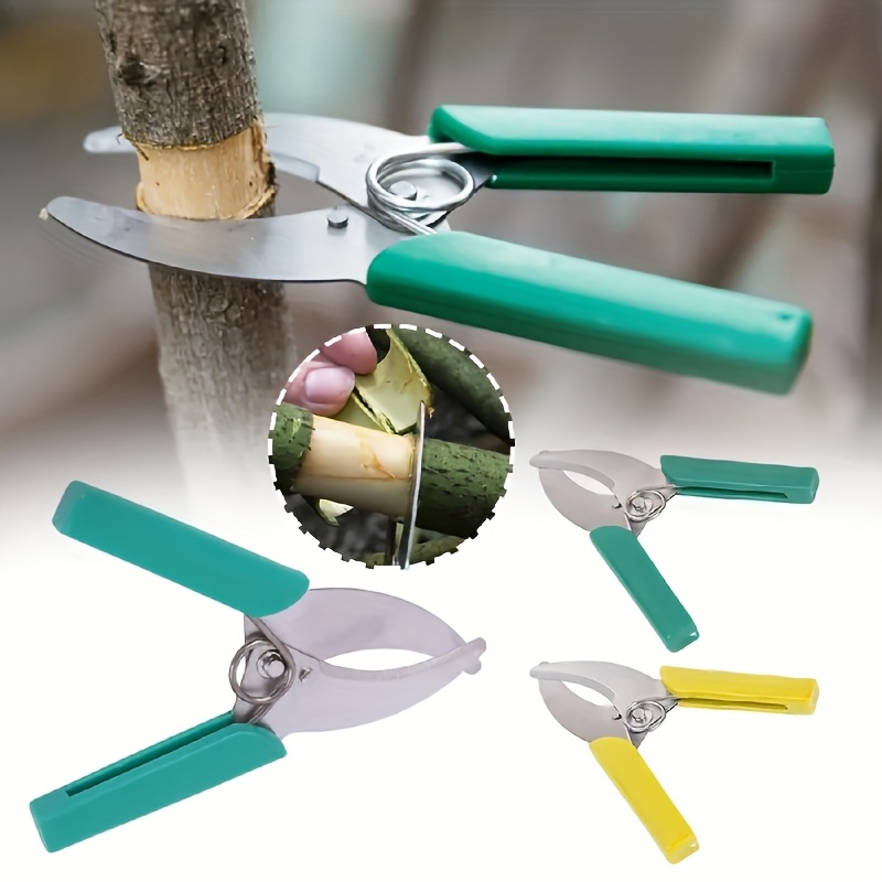 Stainless Steel Grafting Tool, Professional Gardening Pruning Scissors, With Bark Cutter, Fruit Tree Grafting Ring Knife, Suitable For And
Stainless Steel Grafting Tool, Professional Gardening Pruning Scissors, With Bark Cutter, Fruit Tree Grafting Ring Knife, Suitable For And
