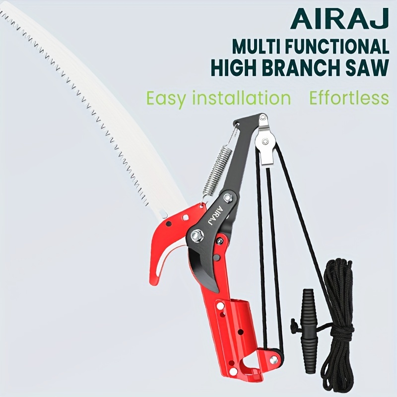 Multi Functional High Branch Scissors, High-altitude Saw Alloy Telescopic Rod Fruit, Tree, Flower, And Wood Pruning Scissors
Multi Functional High Branch Scissors, High-altitude Saw Alloy Telescopic Rod Fruit, Tree, Flower, And Wood Pruning Scissors