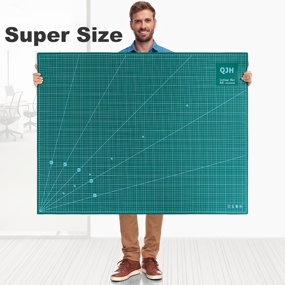A0- 47.24x35.43inches Green Self Cutting Board -1pc Double Sides Useful Pvc Cutting Mat, Leather Table For Diy Sewing & Quilting & Leather Cutting & Scrapbooking Or More Artistic
A0- 47.24x35.43inches Green Self Cutting Board -1pc Double Sides Useful Pvc Cutting Mat, Leather Table For Diy Sewing & Quilting & Leather Cutting & Scrapbooking Or More Artistic