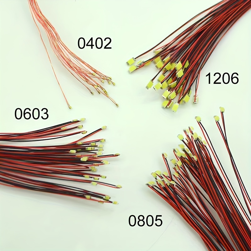 10pcs Miniature Led Lights For Model Cars - 3v, Assorted Sizes (0402, 0603, 0805, 1206) - Pvc Indicator & Signal Lamps
10pcs Miniature Led Lights For Model Cars - 3v, Assorted Sizes (0402, 0603, 0805, 1206) - Pvc Indicator & Signal Lamps