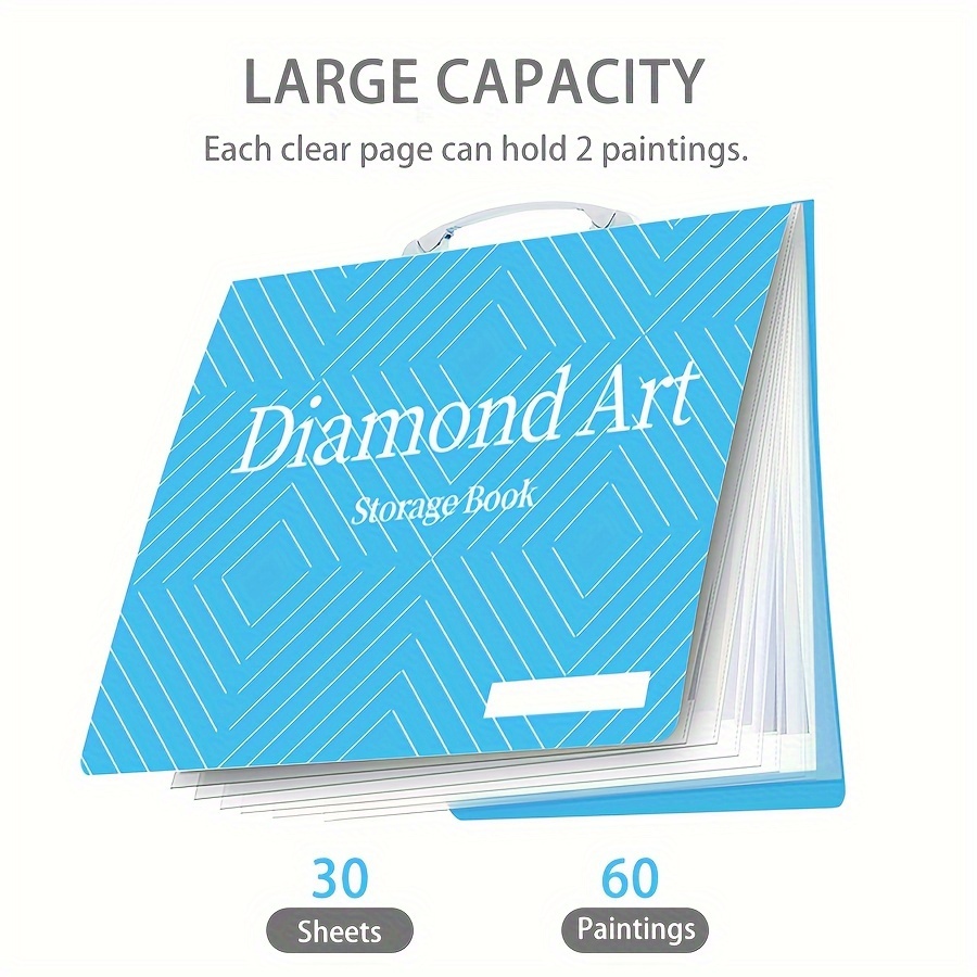 Large Diamond Art Storage : 30 For A2/a3 Diamond Painting - Suitable For School, , And Art
Large Diamond Art Storage : 30 For A2/a3 Diamond Painting - Suitable For School, , And Art