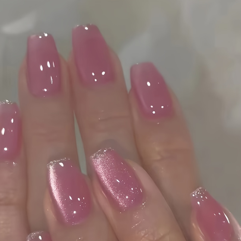 Trade Fake Nails Cat Eye Wearable Nails Removable Nail Sheets Simple Front End Thin Flash Nail Stickers 24pcs
Trade Fake Nails Cat Eye Wearable Nails Removable Nail Sheets Simple Front End Thin Flash Nail Stickers 24pcs